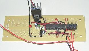 CPU board after initial soldering