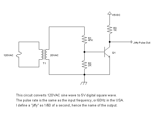 Jiffy clock schematic