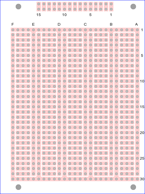 perf board template